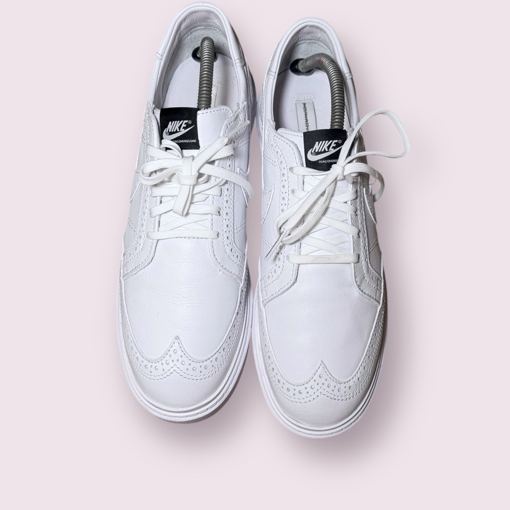 Nike x PEACEMINUSONE Kwondo1 G-Dragon Triple White DH2482-100 Men's 10.5 - Picture 3 of 6
